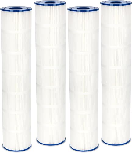 4Pcs PLF137A Pool Filter Replaces PA137,Filbur FC-1297,Unicel C-7490 | Compatible with Hayward CX1380-RE PA137,for Filbur FC-6455 C-5500 C5520 SD-00368 APCC7251 17-175-1339,Filter-Area: 137 Sq.ft.