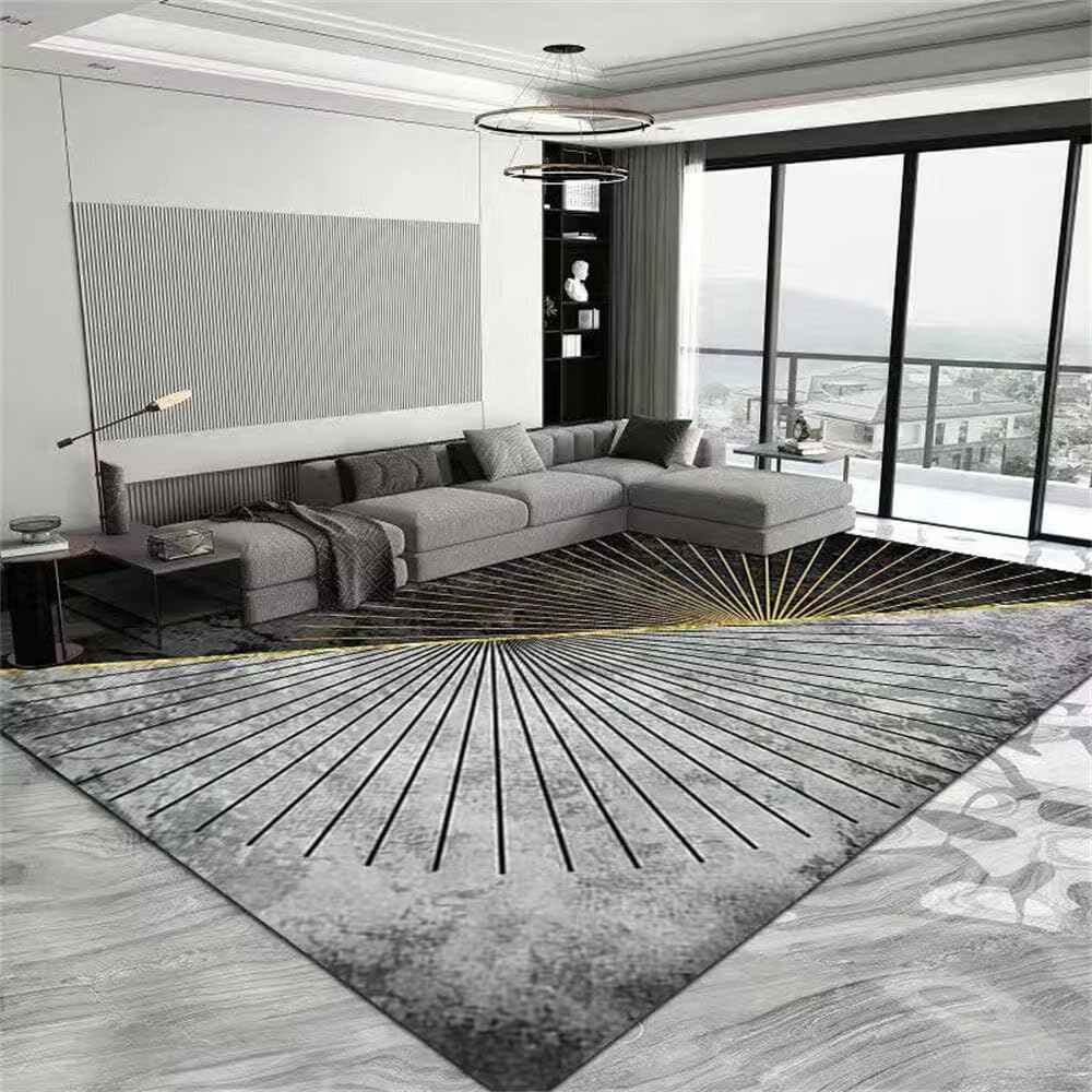 Tapis de bureau gris moderne pour protéger le sol des roulettes