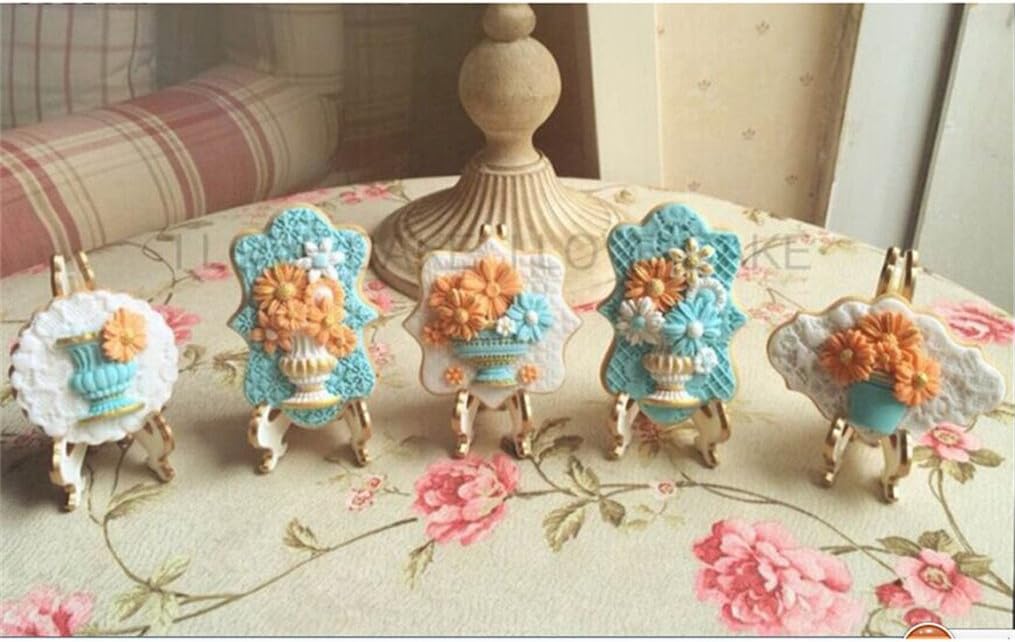 Fly 3 Types Pot De Fleurs 3d Moule A Gateau En Silicone Poly Argile Outils De Resine Rose Amazon Co Uk Home Kitchen