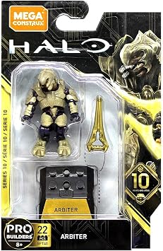 Mega Construx Halo Heroes Pro Builders Series 10 Arbiter Mini Figure GFT40