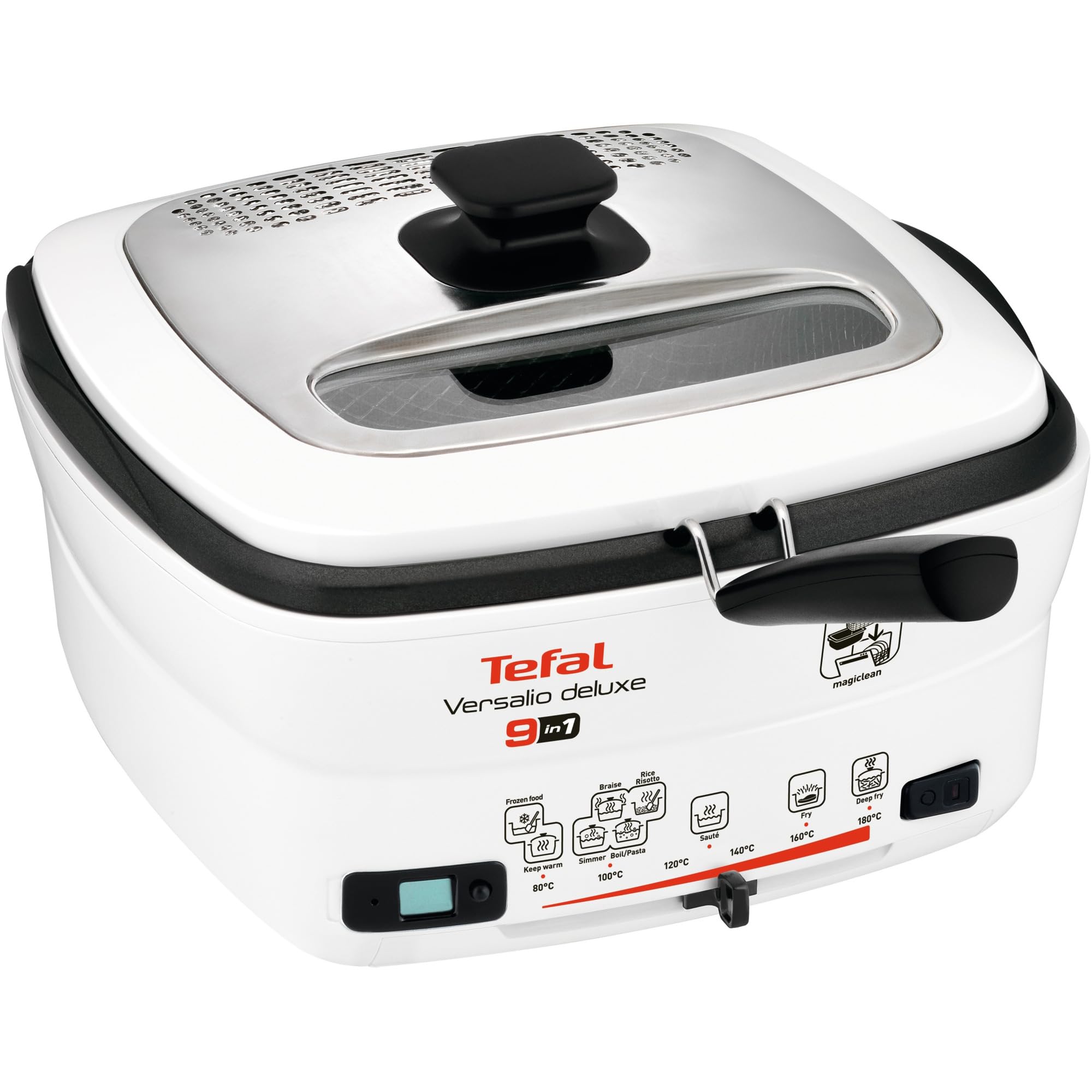 Tefal FR4950 - Freidora, 1600 W, 2 L, 180 °C, blanco