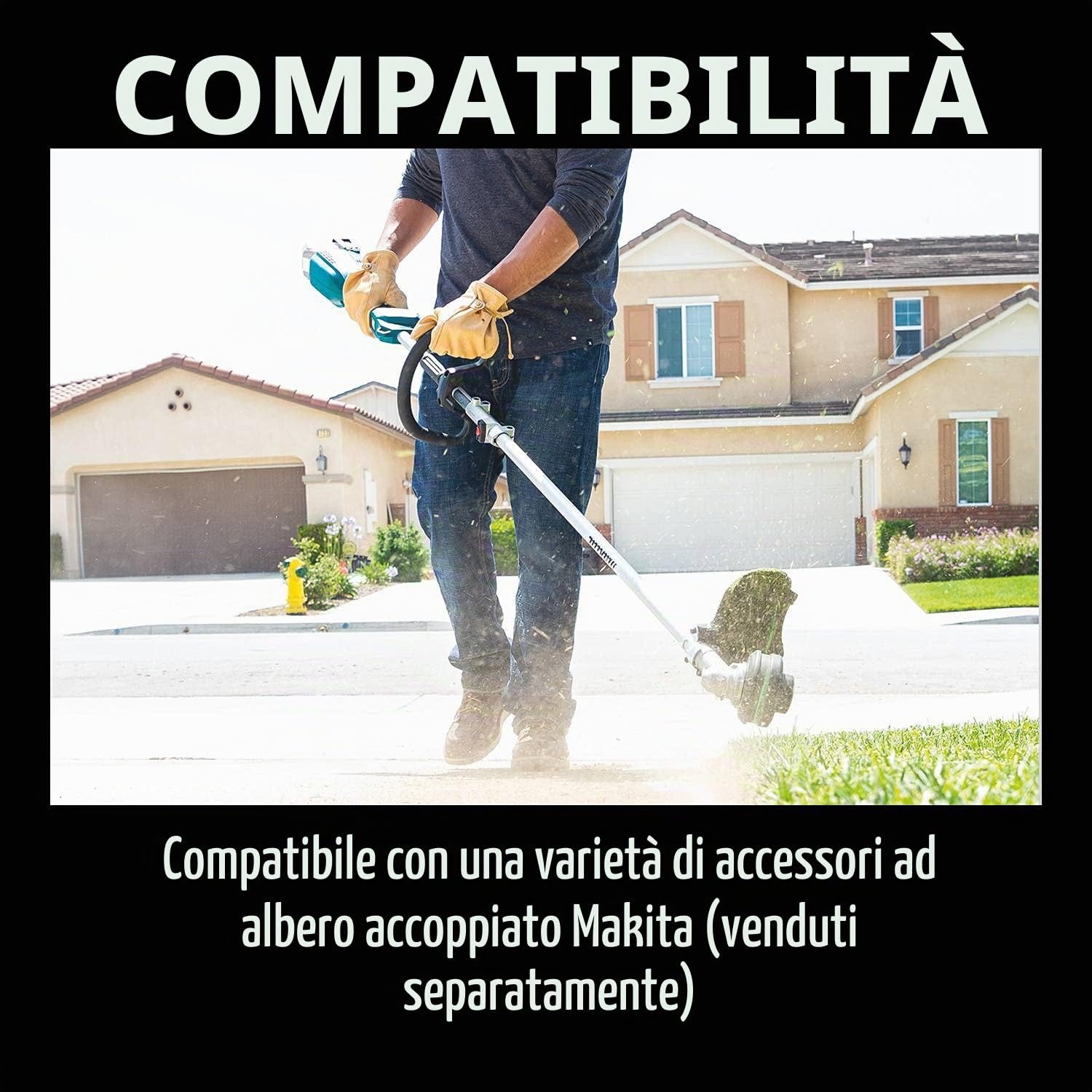 Makita DUX18Z 18V Li-Ion LXT Brushless Split-Shaft - Batterie e caricabatterie non inclusi