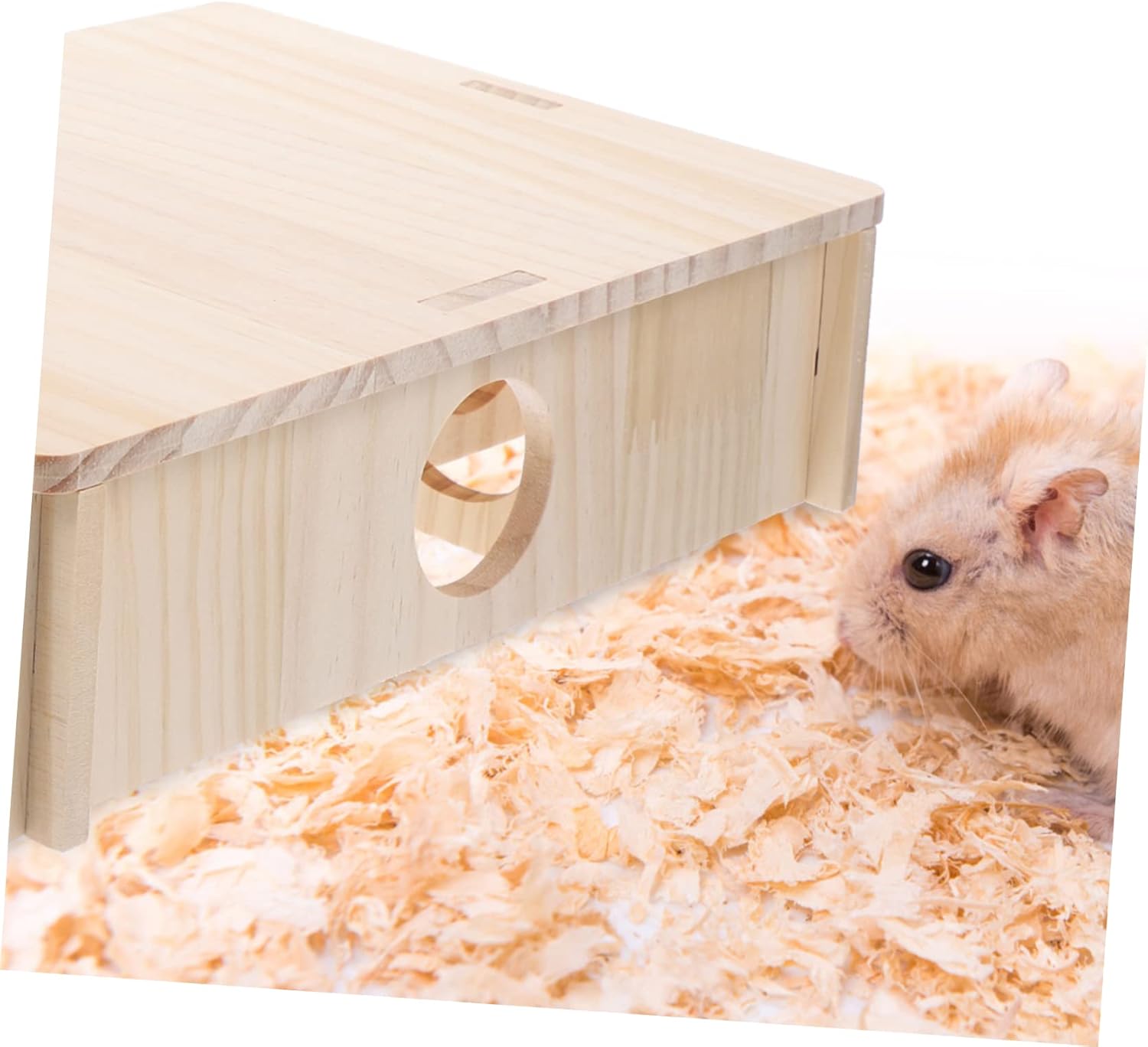 SUPVOX Wooden Hamster Hideout Maze House for Guinea Pigs and Pets Exploration and Play Safe and Comfortable Habitat for Hamsters and Chinchillas