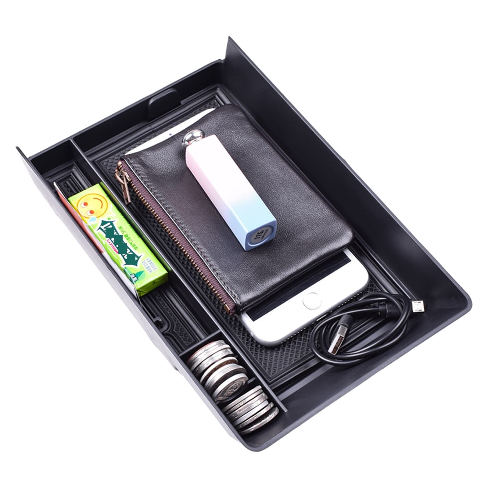 Compatible con Hyundai Ioniq 5 2022 2023. Bandeja organizadora para Consola Central, Caja de Almacenamiento, Inserto para Accesorios, guantera Secundaria.