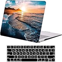 Vista 19 de DTangLsm Funda para MacBook Air de 15 pulgadas M4 2025 2024 2023 Release A3241 M3 A3114 M2 A2941 Touch ID, tela tejida texturizada elegante cubierta