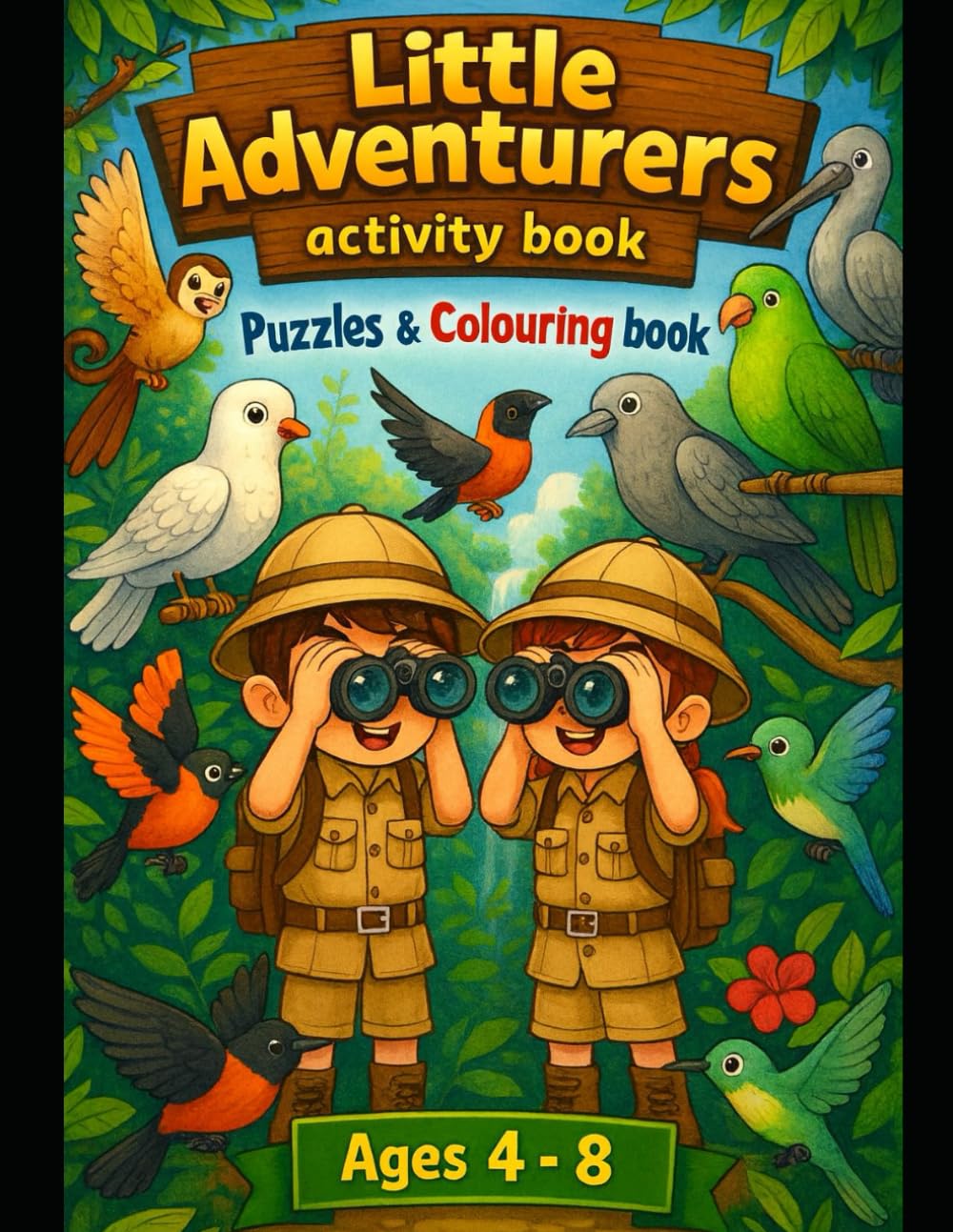 Little Adventurers Activity Book: Aviary
