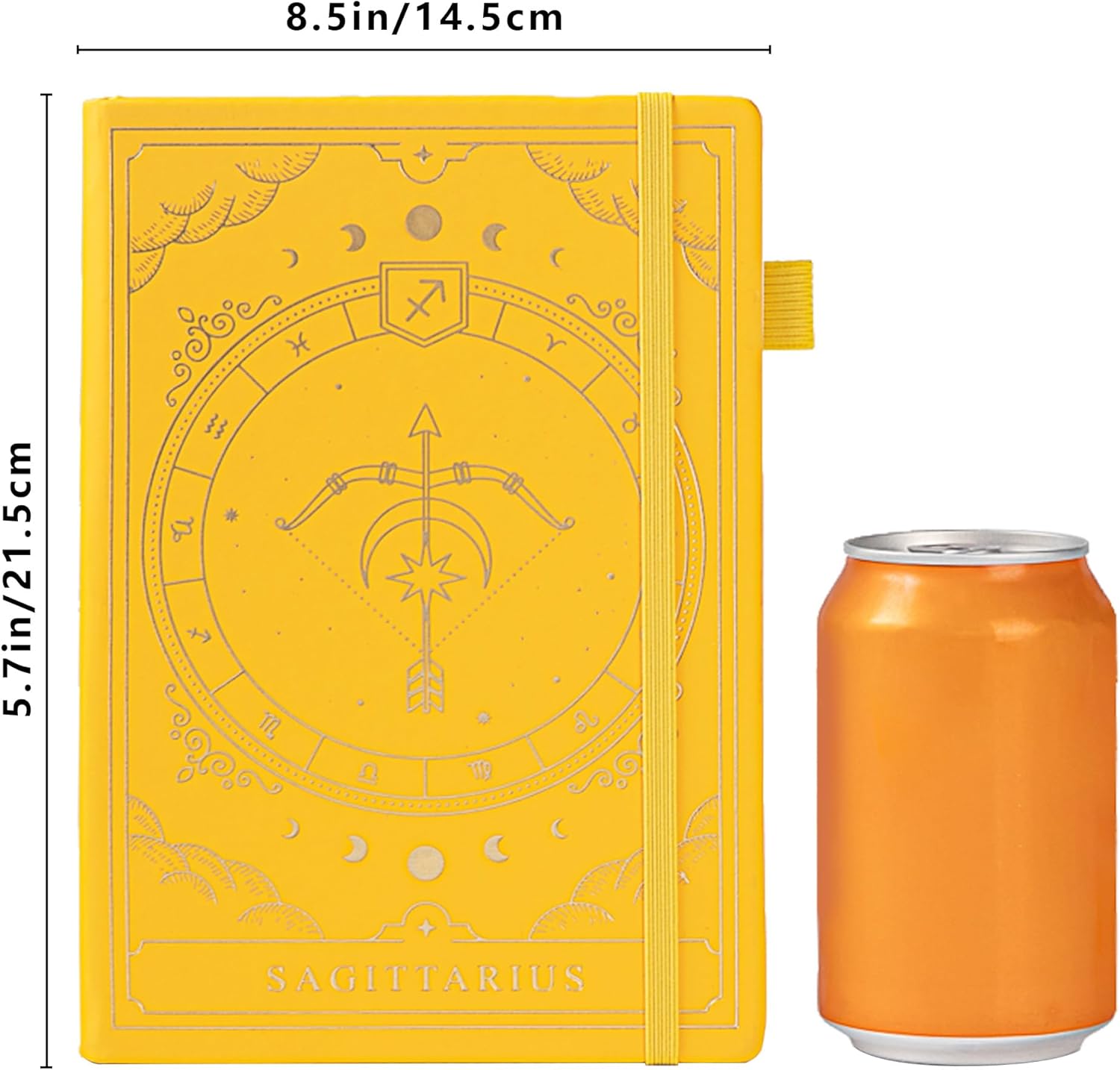 Cuaderno Bullet Journal Sagittarius – Diario Astrológico A5 de 400 Páginas con Diseño de Constelaciones | Tapa Dura de TIEFOSSI para Mujeres, Hombres y Adolescentes