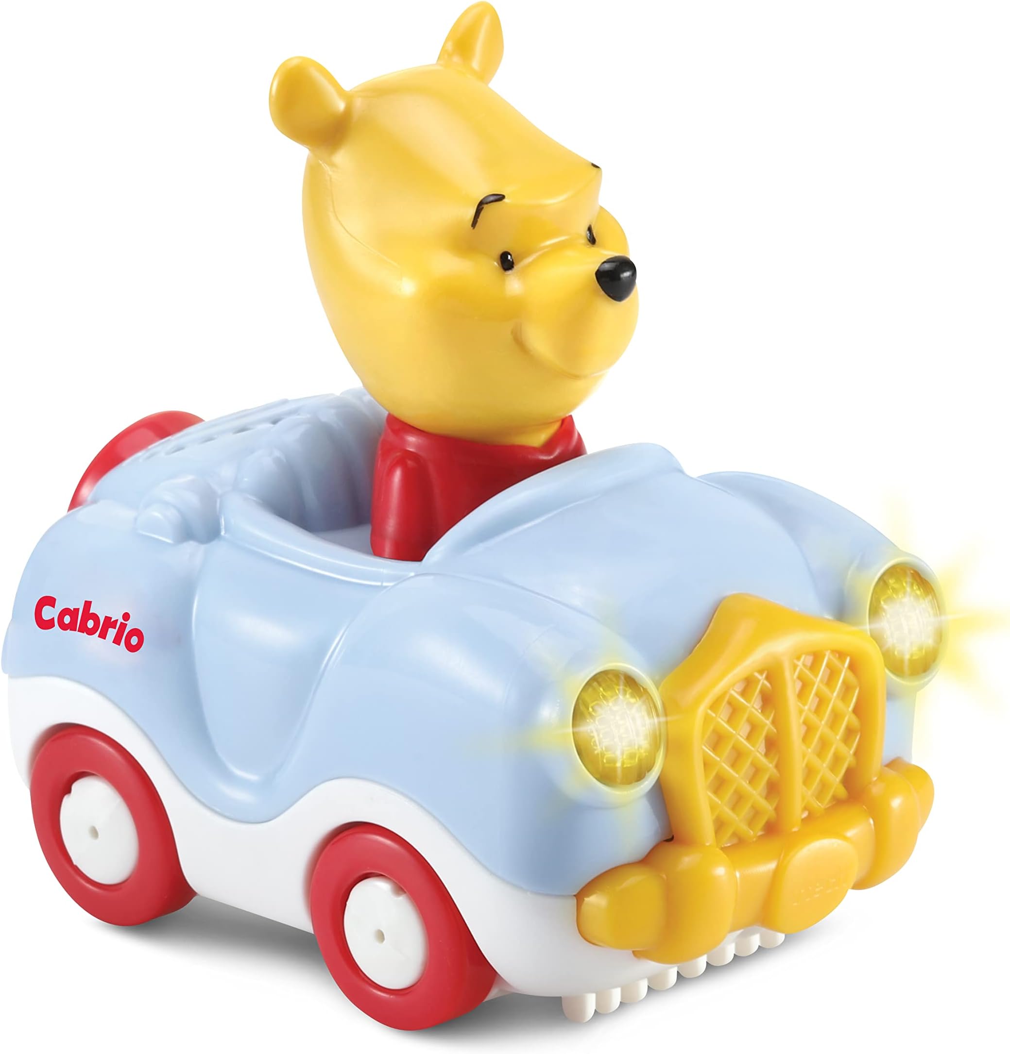 VTech Tut Tut Baby Flitzer - Winnie the Pooh - Toy Car with Exciting Music, Phrases and Sounds - for Children 1-5 Years Old, Multicolor, German Version