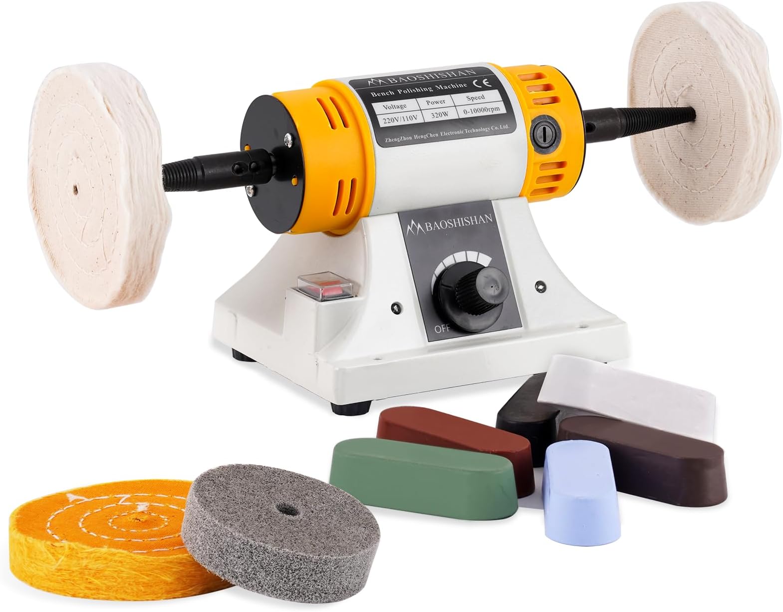 Jewellery Polishing Machine Bench Grinder 6" 150W & 4" Jewellery