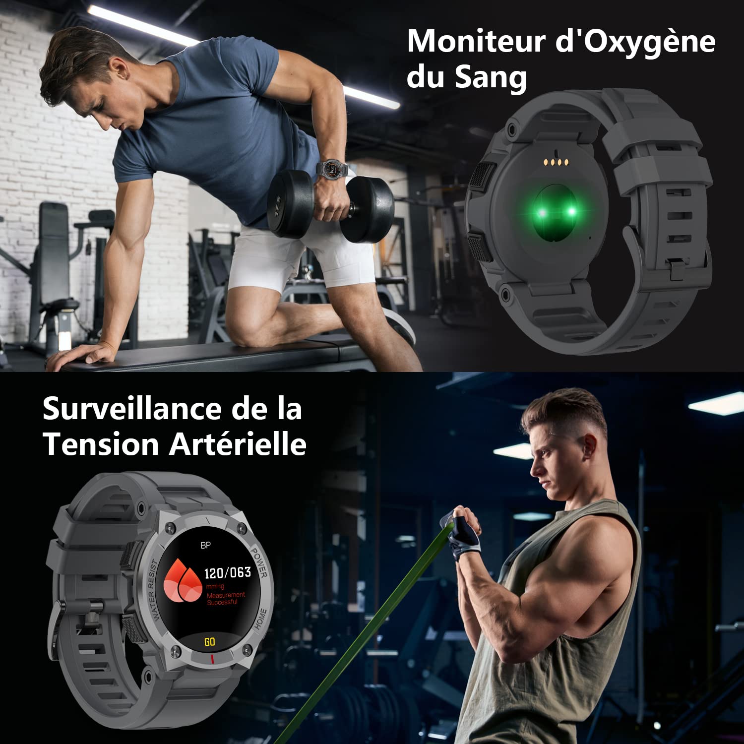 Montre Connectée BRIBEJAT BT2 Pro Avec Appels Bluetooth | Écran 1.3" - Tracking Santé 24h - Compatible Android/iOS