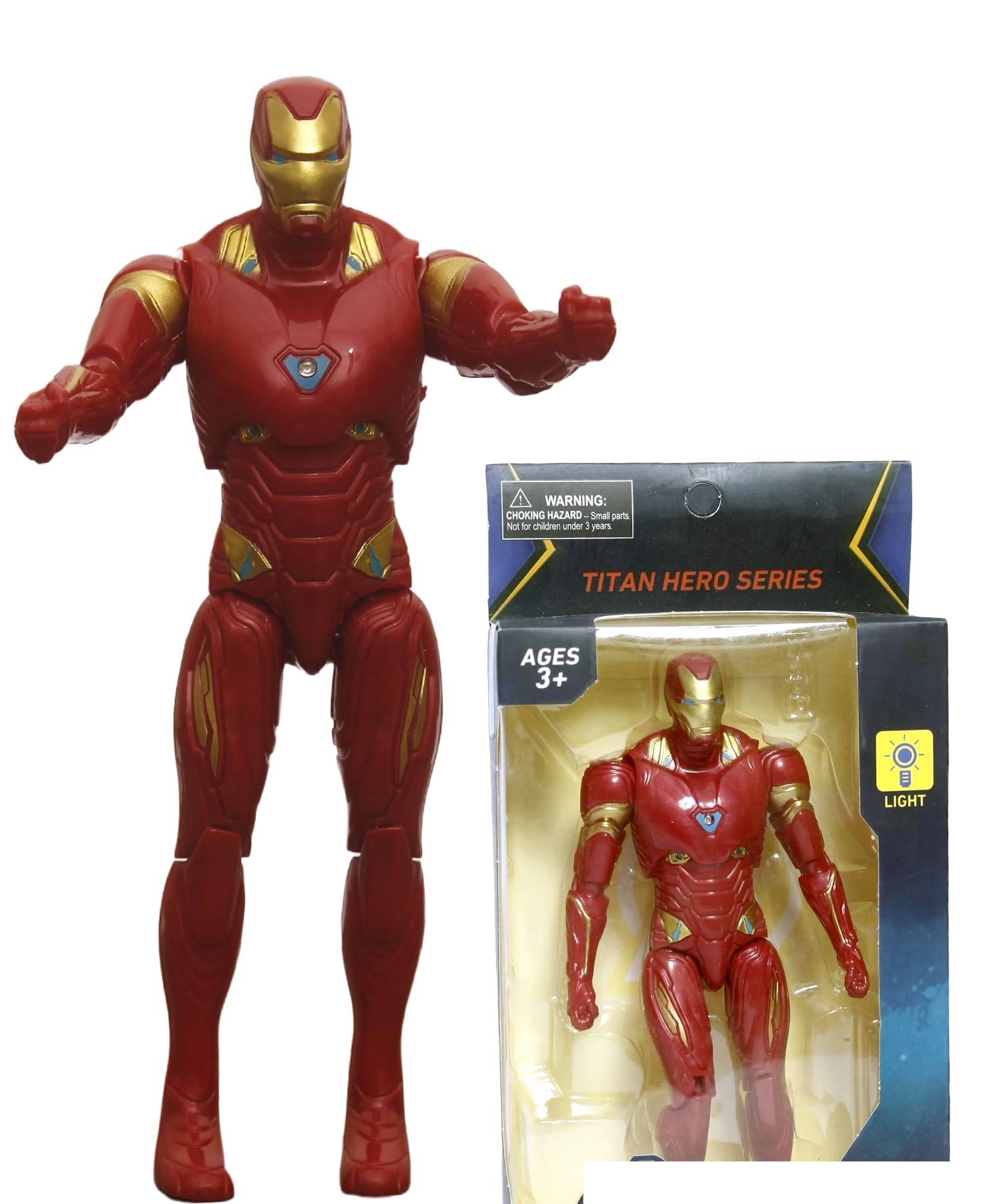 CLEVER TOTS Super Hero Action Figure Toy of Red Man, Titan Series, 18 Cm, Pack of 1 (B0CK74R32Z) Amazon Price History, Amazon Price Tracker