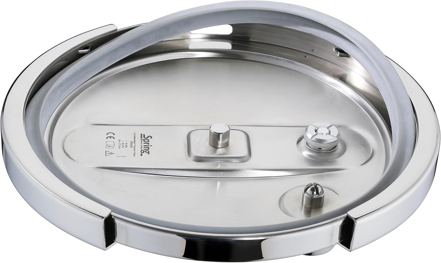 Spring Vitesse Sealing Ring for Pressure Cookers, Silicone, Pressure Cooker Accessories, Seal Against Steam Leakage and Pressure Loss, Dishwasher Safe, For Both Pot Sizes, Diameter 22 cm