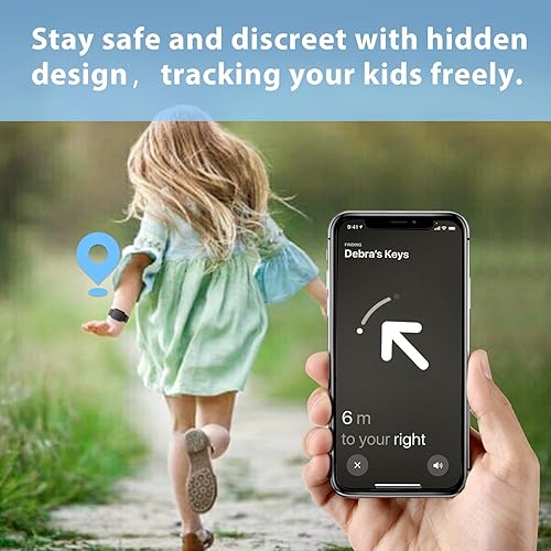 Miniatura 5 de Paquete de 2 pulseras AirTag para niños, soporte impermeable para AirTag para niños con silicona suave, cobertura completa, accesorios para Airtag
