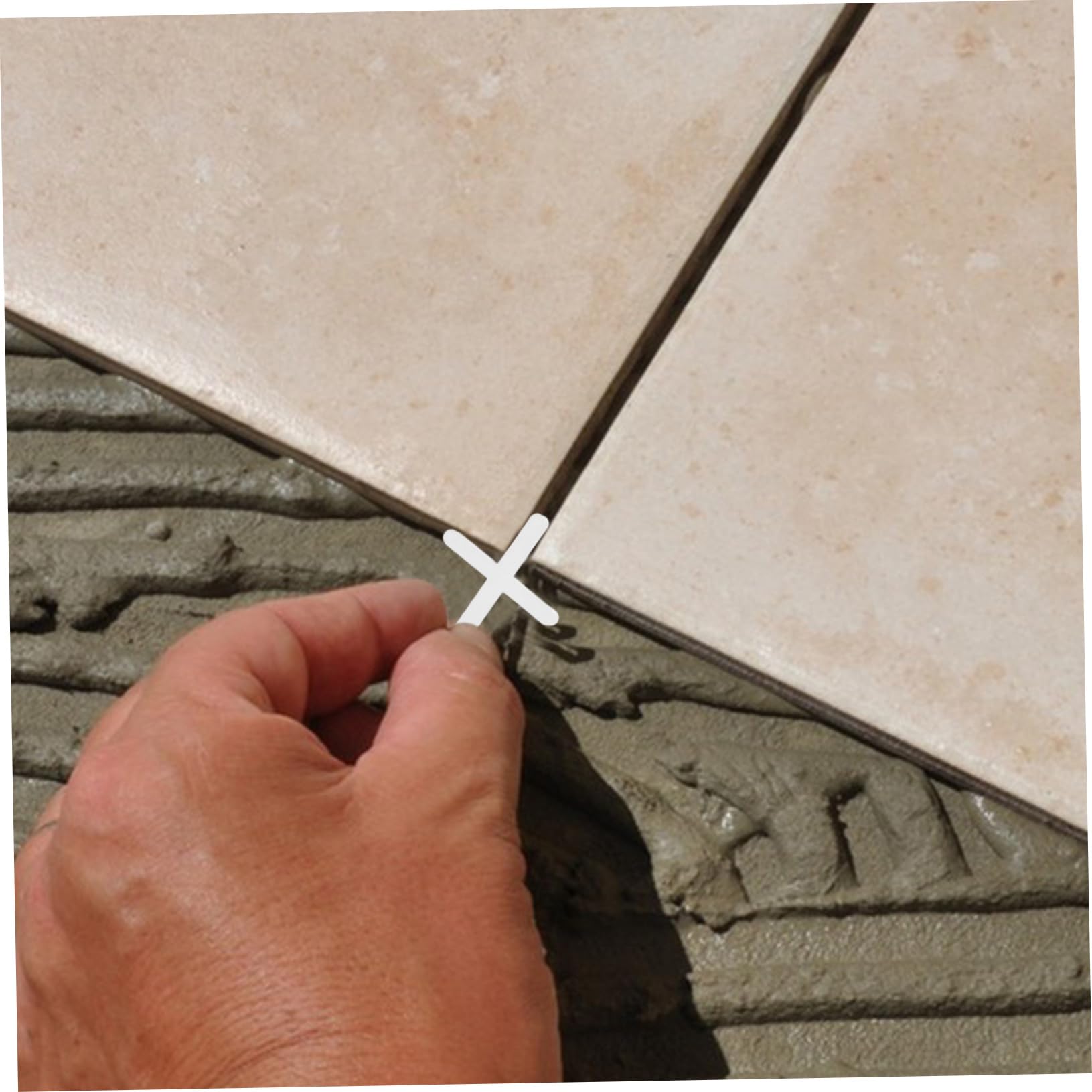 SOLUSTRE 8000pièces Espaceurs De Carrelage Croisillon Outils De Positionnement Pour Carrelage Céramique Épaisseur Pour Niveau Et Alignement Des Tuiles