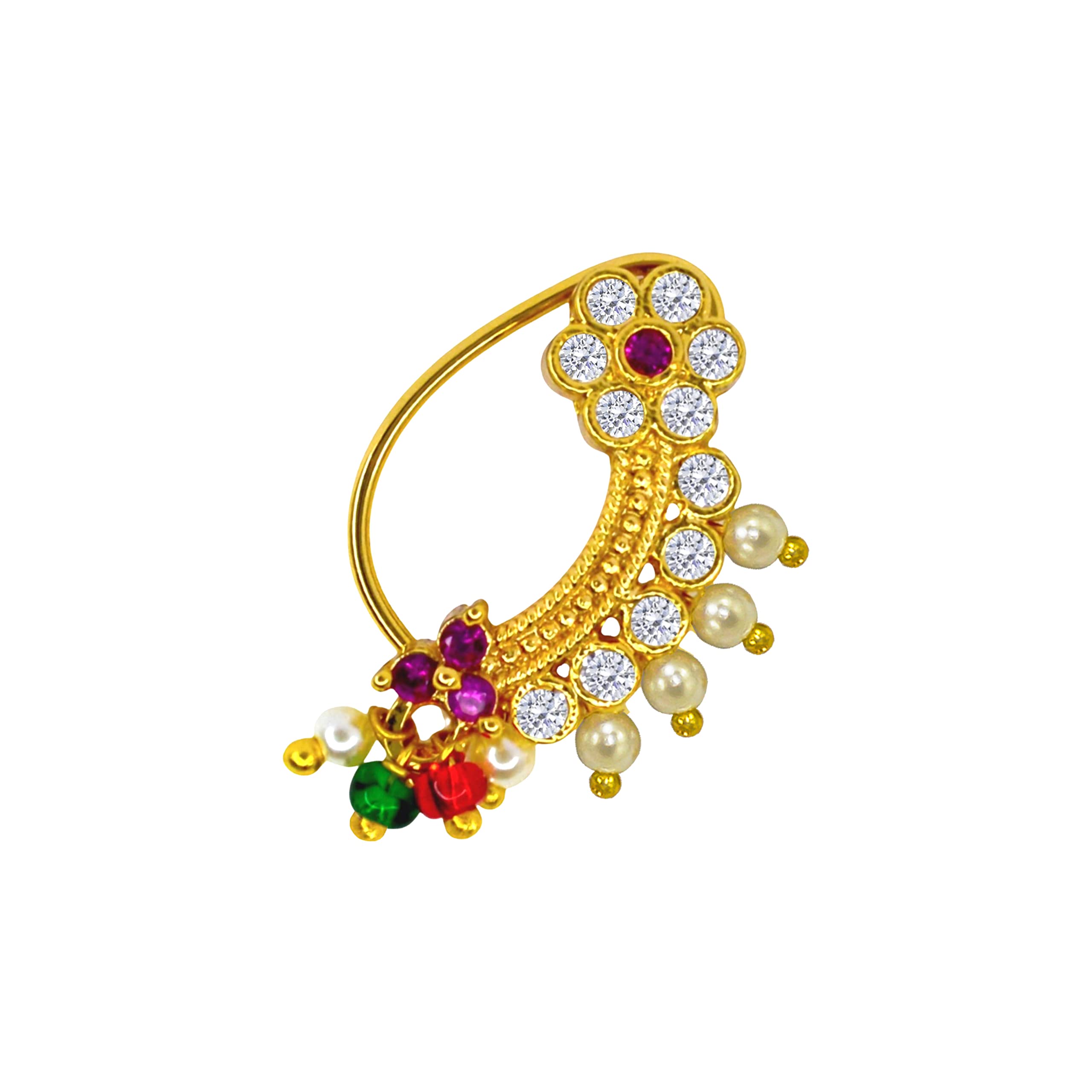 See full amazon price history chart for KYOOT JEWELS Maharashtrian Nath Pressing Clip On Nathni Pearl AD CZ Stone Studded Star Shape Gold Plated Nathiya Non Pierced Nose Stud for Women and Girls (Star) KYOOT JEWELS Maharashtrian Nath Pressing Clip On Nathni Pearl AD CZ Stone Studded Star Shape Gold Plated Nathiya Non Pierced Nose Stud for Women and Girls (Star) (B09VKY59BM) Amazon Price History, Amazon Price Tracker