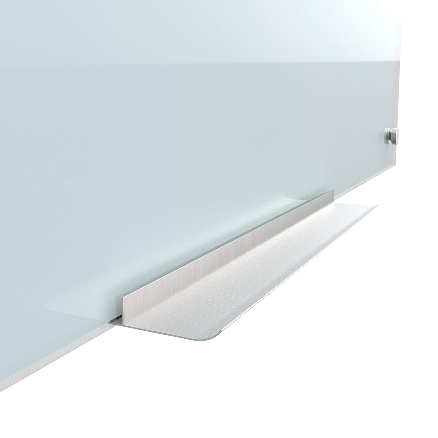 U Brands Magnetic Glass Dry Erase Board, Only for Use with HIGH Energy Magnets, 36" X 36" Inches, White Frosted Surface, Frameless (2909U00-01)