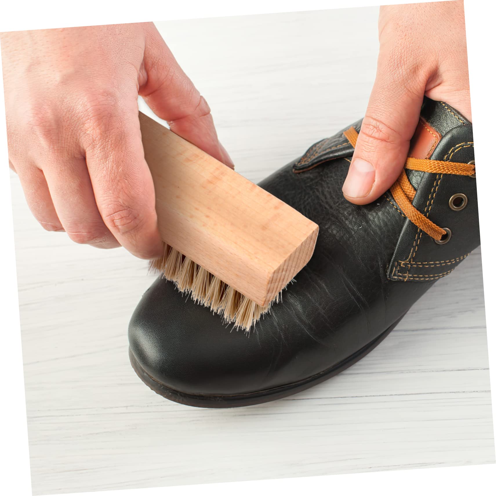 BESPORTBLE 10 Pezzi Spazzole per Scarpe con Setole Morbide Pulizia per Scarpe Facile Maneggevolezza e Design Antiscivolo