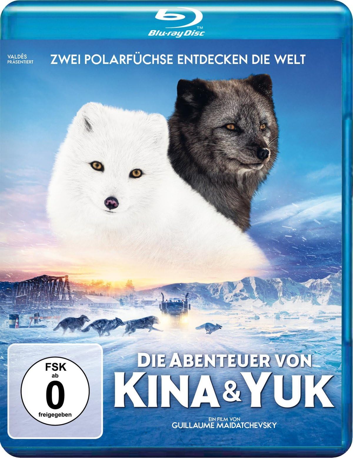Kina & Yuk documental de zorros árticos del mundo polar en formato físico original