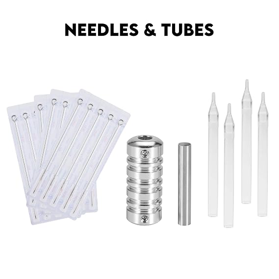 Tattoo Kit w/Traditional Coil Machines - Liner Shader - TKI2R20