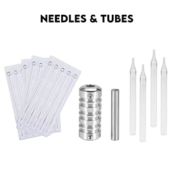 Tattoo Kit w/Traditional Coil Machines - Liner Shader - TKI2R20