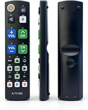 Big Button Universal Remote for All TV Remote, for All Samsung/LG/Sony/Hisense/Philips/Panasonic and More TVs
