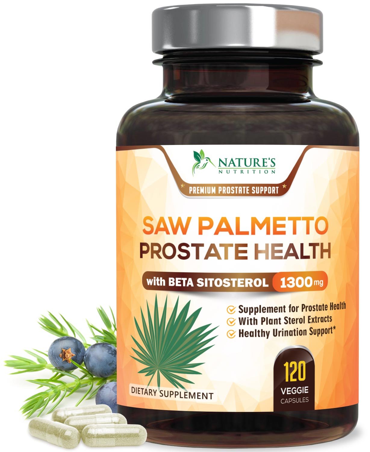 Buy Prostate Supplements for Men with Saw Palmetto, Beta Sitosterol, Lycopene Supports