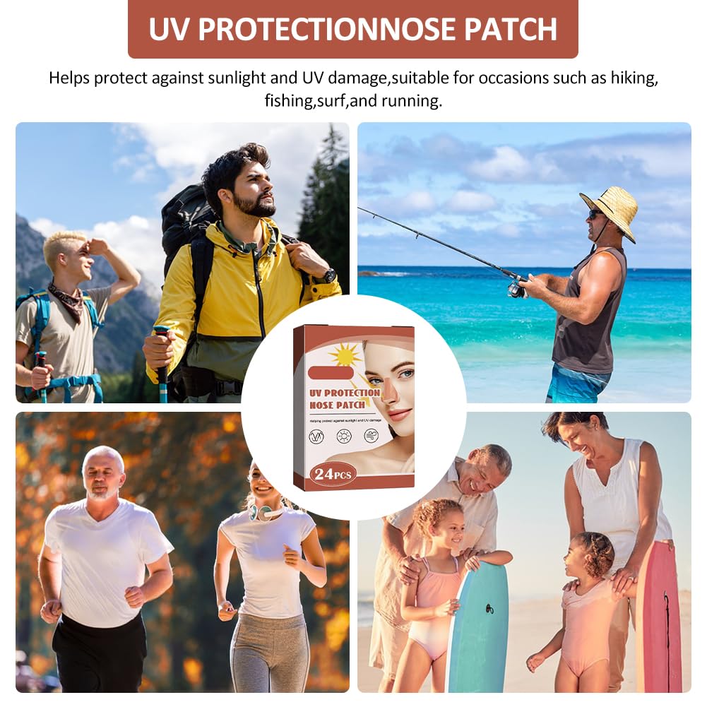Protège-nez UV Pour Lunettes - Lot De 4 - Protection Solaire SPF 50