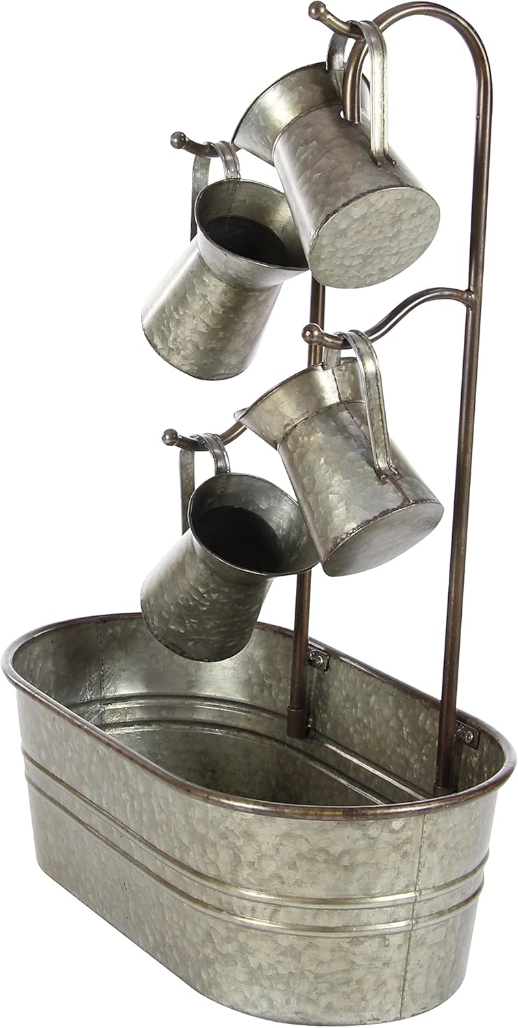 Deco 79 Fountain, 34" x 24", Grey : Home & Kitchen