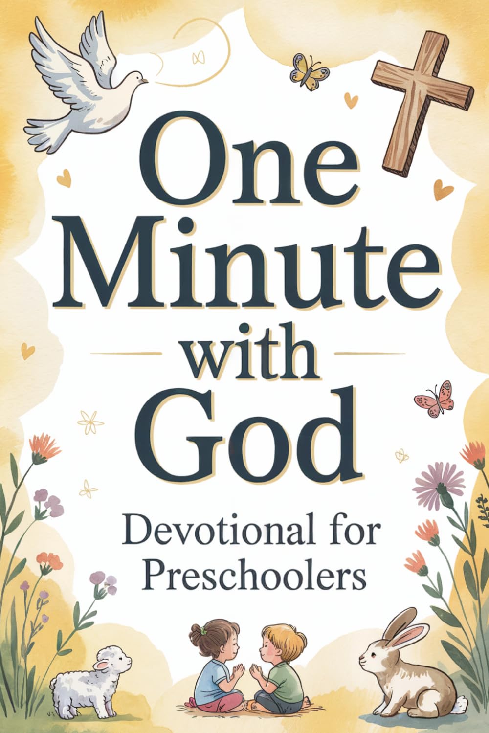 Devotional for Preschoolers - One Minute with God: 80 Daily Devotions for Kids and Parents with Bible Verses, Prayers, and Christian Values | Ages 3-6