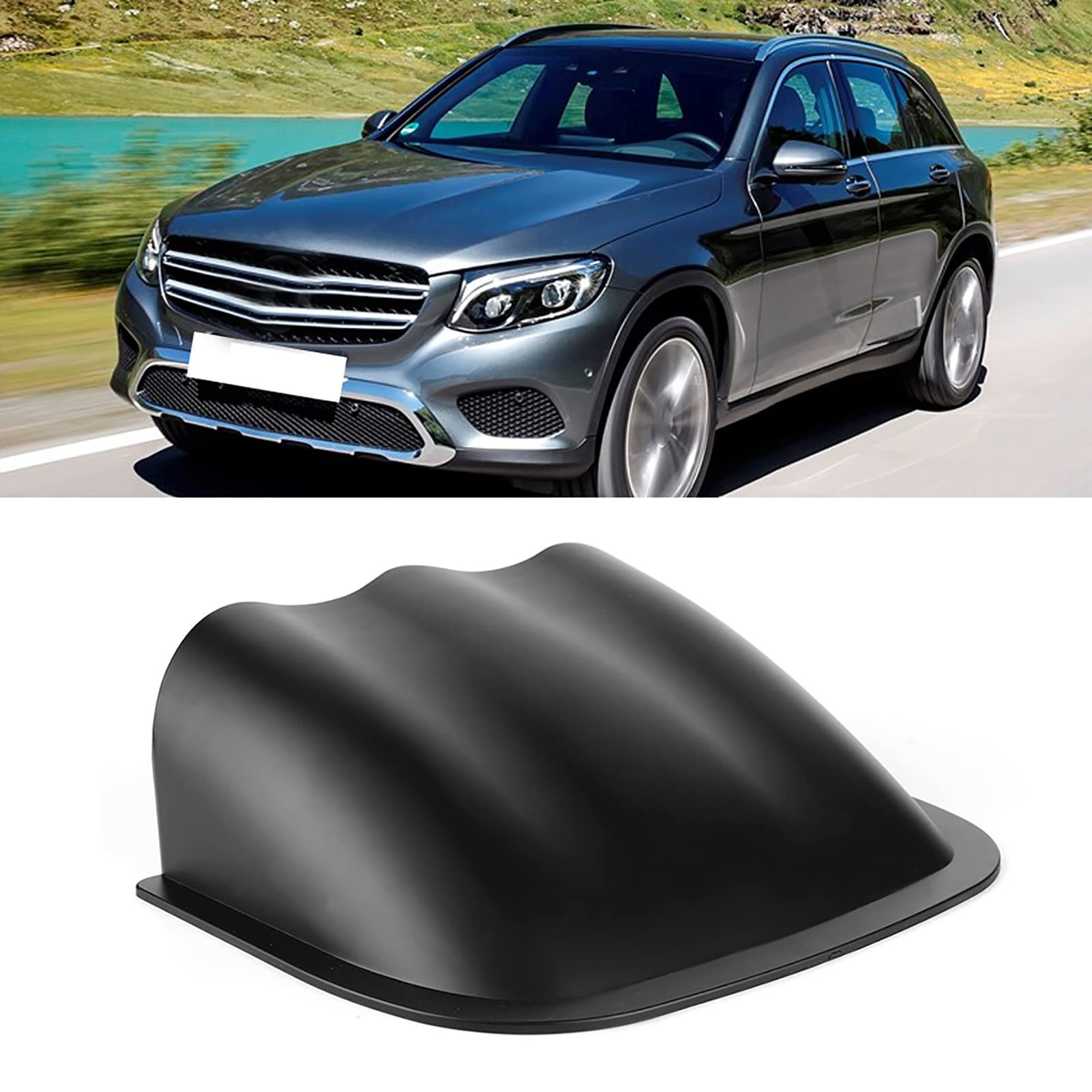 Pod Misuratore da cruscotto, Supporto per Misuratore per Automobile, Supporto per Bordo Triplo da 2 Pollici, 3 Fori Accessori Universali per Auto (Nero)