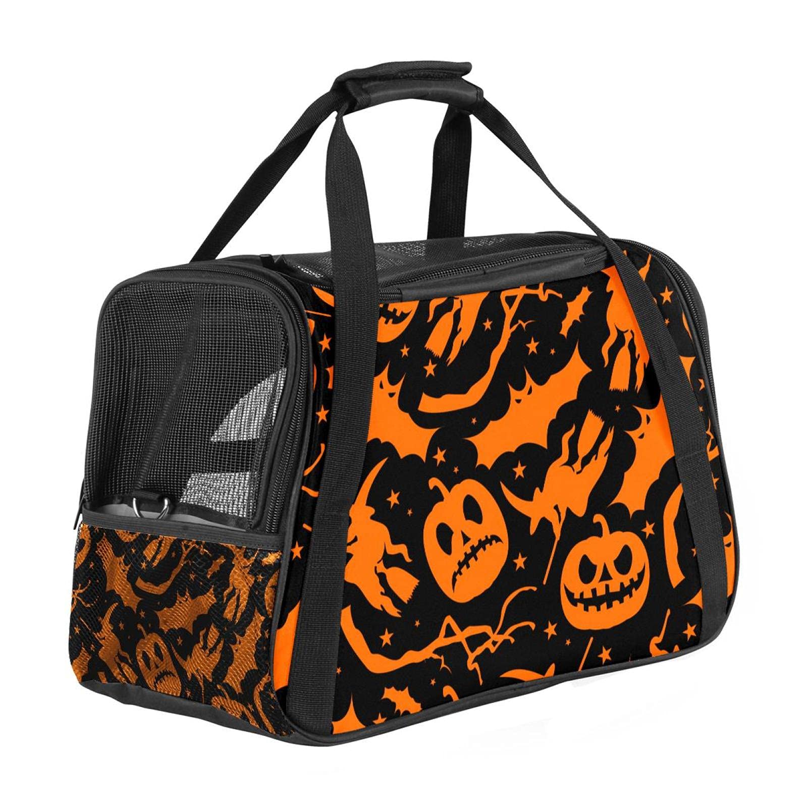 Duffel Bag Mit Kürbis & Hexen-Motiv – Faltbarer Turnbeutel Für Damen & Herren