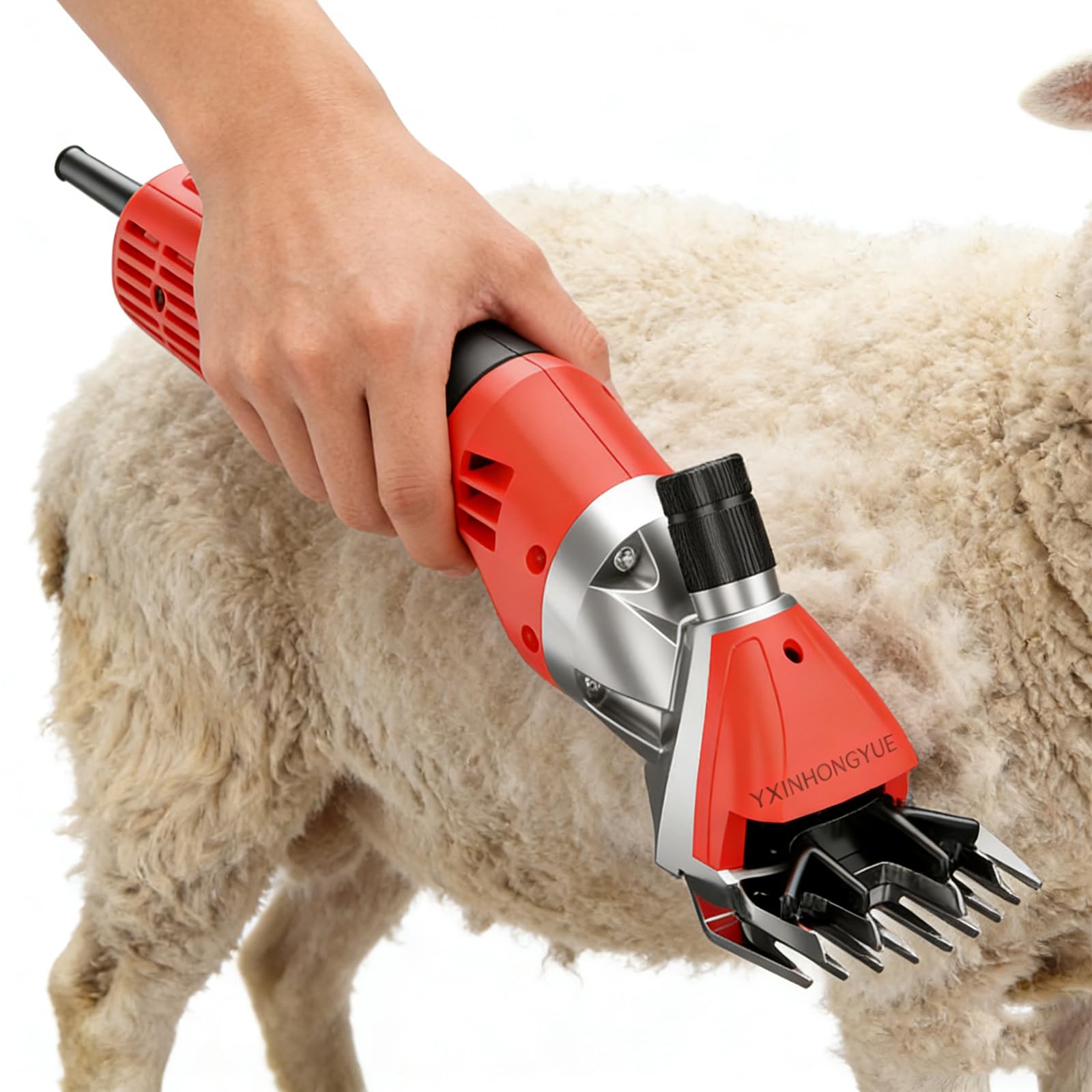 Forbici per Animali da 220 V Strumenti per la toelettatura, con Cavo di Alimentazione da 5 Metri Forbici per Pecore Portatili da 2800/min elettriche la Lama è affilata