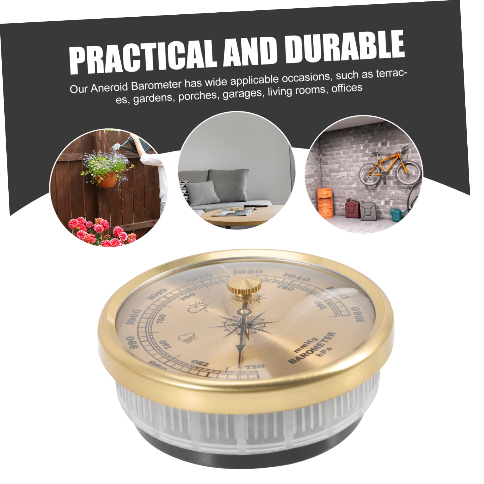 Amazon.co.jp: Kisangel 家用指針式気圧計 可能なアネロイド