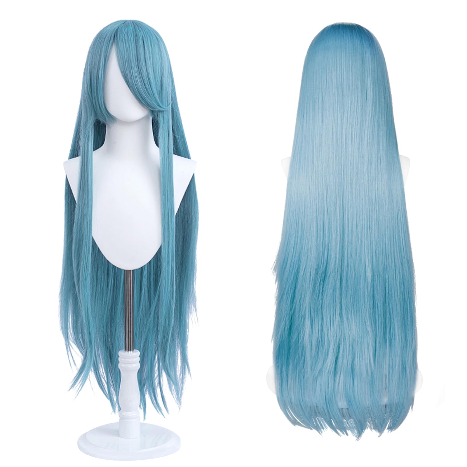 100cm / 40 Inch Long Wig, Universal Anime Costume Cosplay Wig, Perfect for Party Daily-Use, Festivals, and Halloween