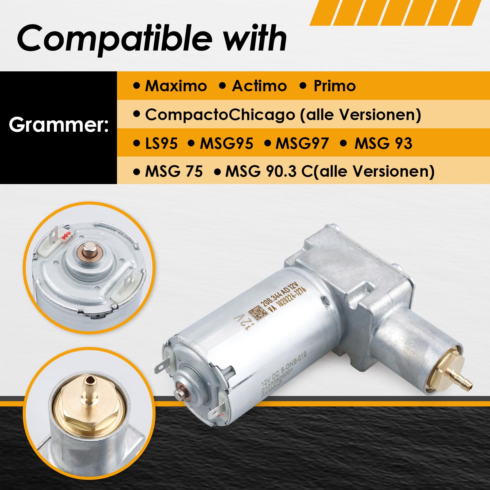 Luftsitz Kompressor Maximo Kompressor 12V Für Grammer Sitze