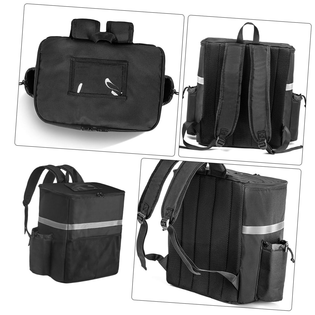 Gadpiparty Tragbarer Thermorucksack für Lebensmittel Wasserdichte Lebensmitteltasche Thermotasche für Lunch Picknick Camping und Unterwegs Robuster Rucksack mit Verstärktem Schultergurt