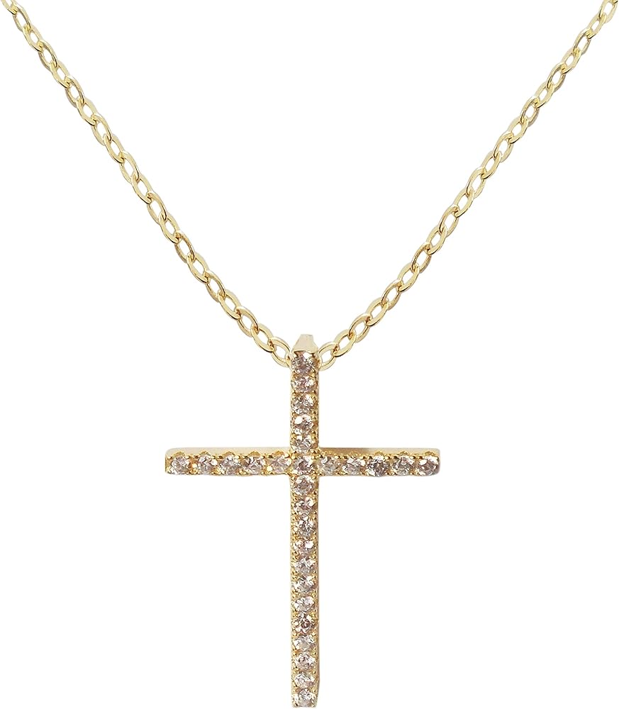 Amazon.com: Hiqmic 925 Sterling Silver Cross Pendant