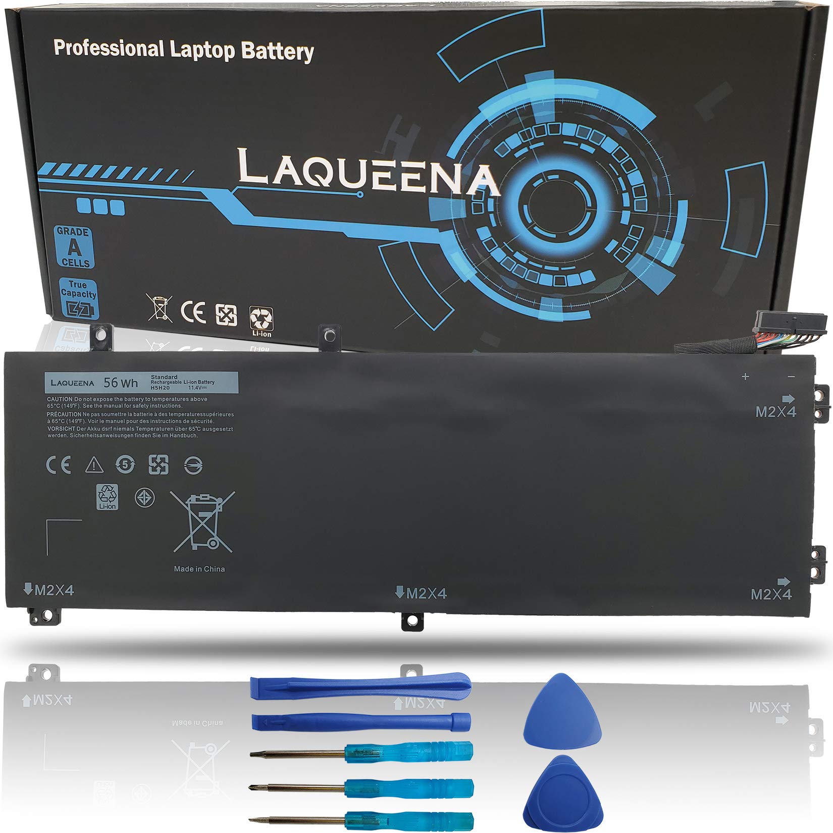 Laqueena H5H20 Laptop Battery Compatible with Dell XPS 15 9550 9560 9570 7590 Precision 5510 5520 55