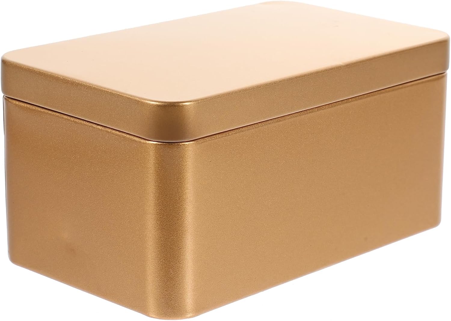 DOITOOL Rectangular Tinplate Tea Storage Box 5.1X3.1X2.4 Inch Portable ...