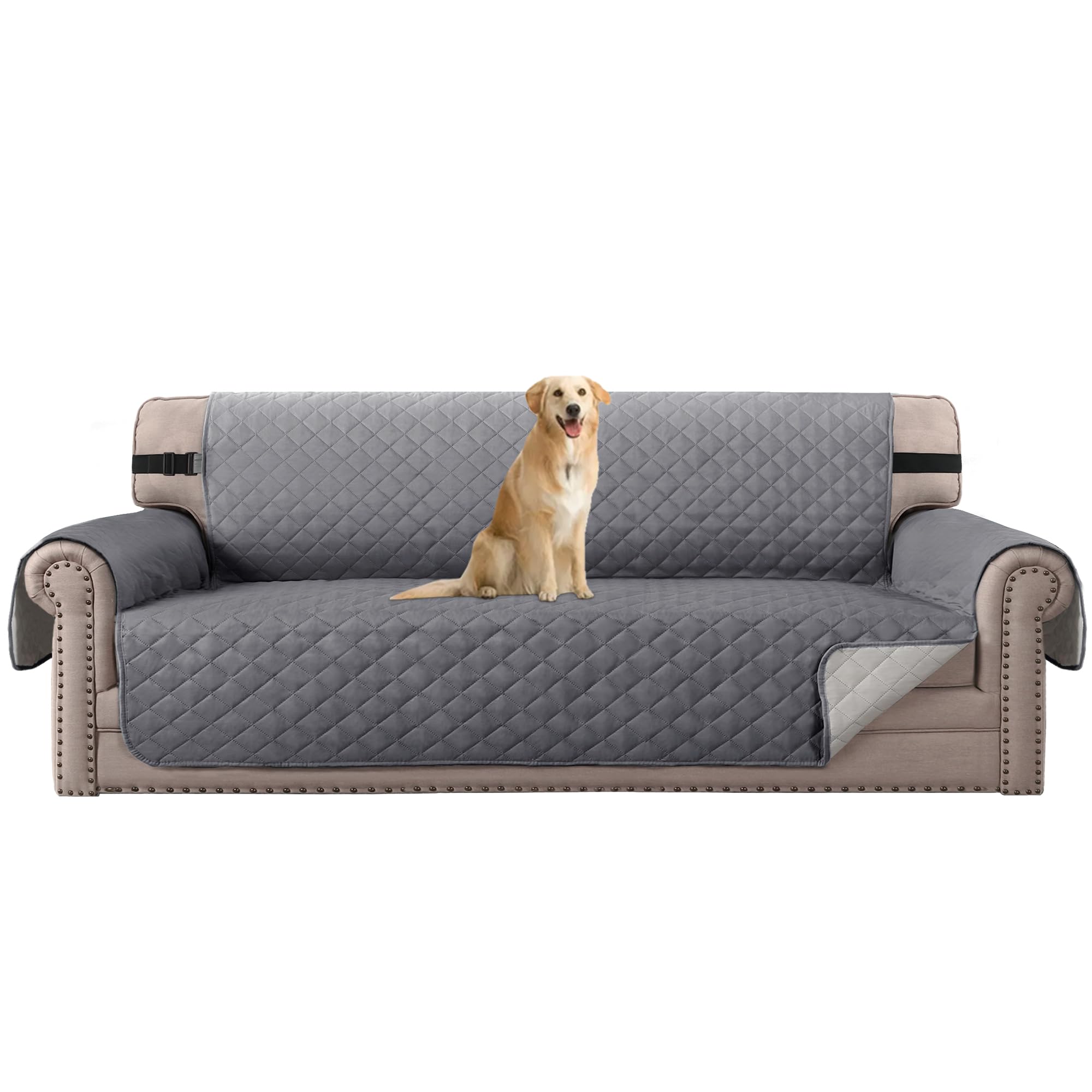 Disayu Funda De Sofá Bohemia Para Sofá Modular, Lavable Para Perro, Protector De Sofá En Forma De L, Reversible, De Chenilla, Con Borlas, Para Mascotas (Boho 03# Negro, S