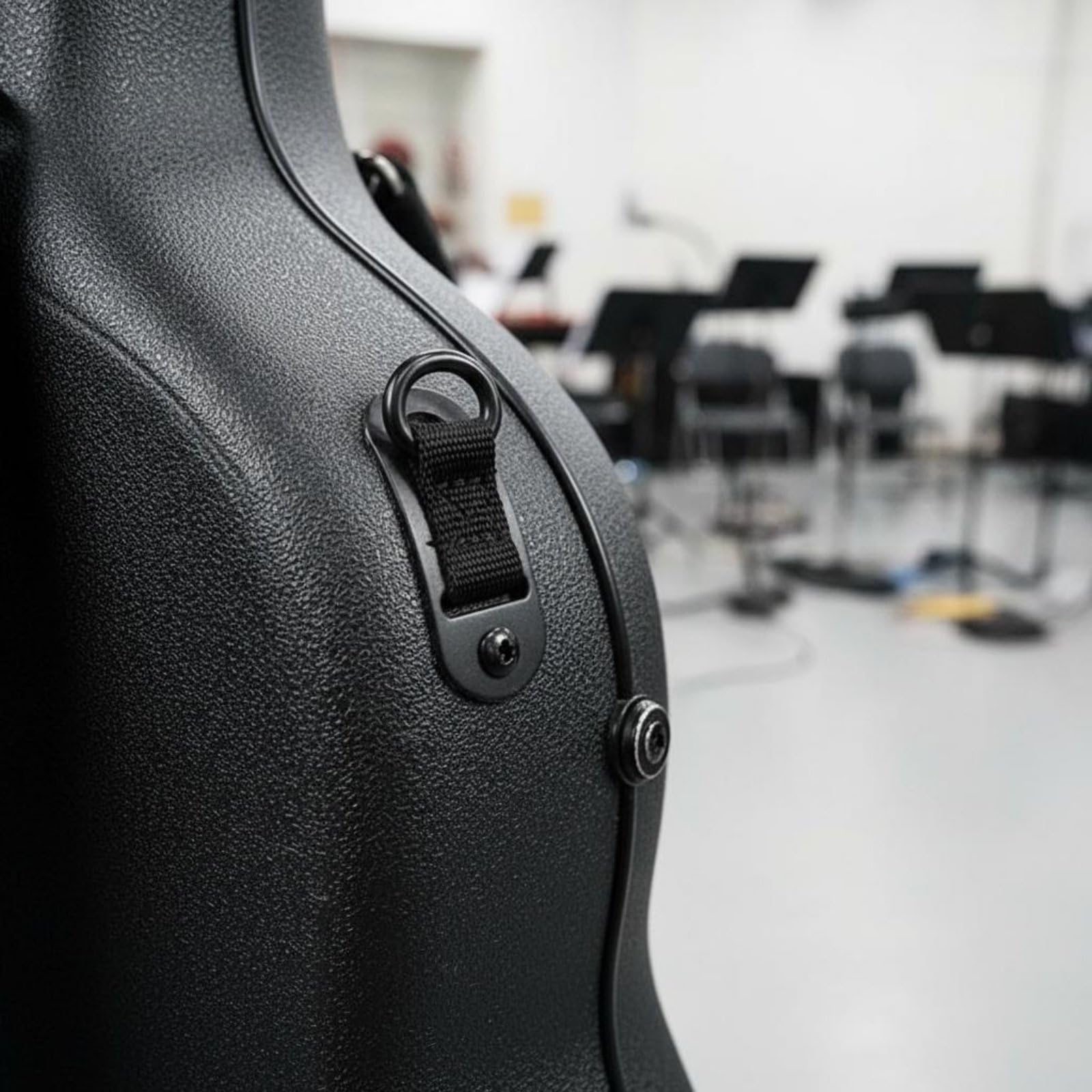 Qianly Custodia Rigida per Chitarra Antiurto Zaino Custodia per Chitarra Portatile Borsa da Trasporto per Musicisti Itineranti, Motivo Onda 39 Pollici
