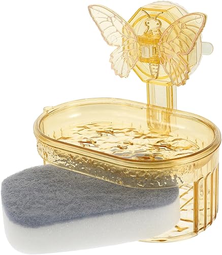 Miniatura 4 de Cabilock Soporte de jabón con ventosa para colgar en la pared, jabonera de succión, barra de mariposa, estante de drenaje de jabón de ducha de