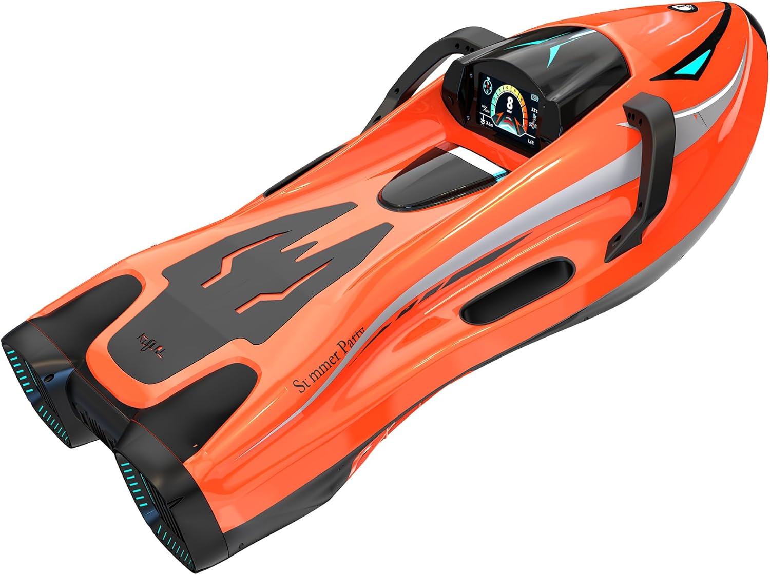 Underwater Scooter for Adults Dual Brushless Motors 800W 35lb Thrust, 2 Speed Diving Scooter Max 4.97 MPH 131ft Depth IP68 Waterproof with 4.3" Display for Diving, Snorkeling, Swimming, Freediving