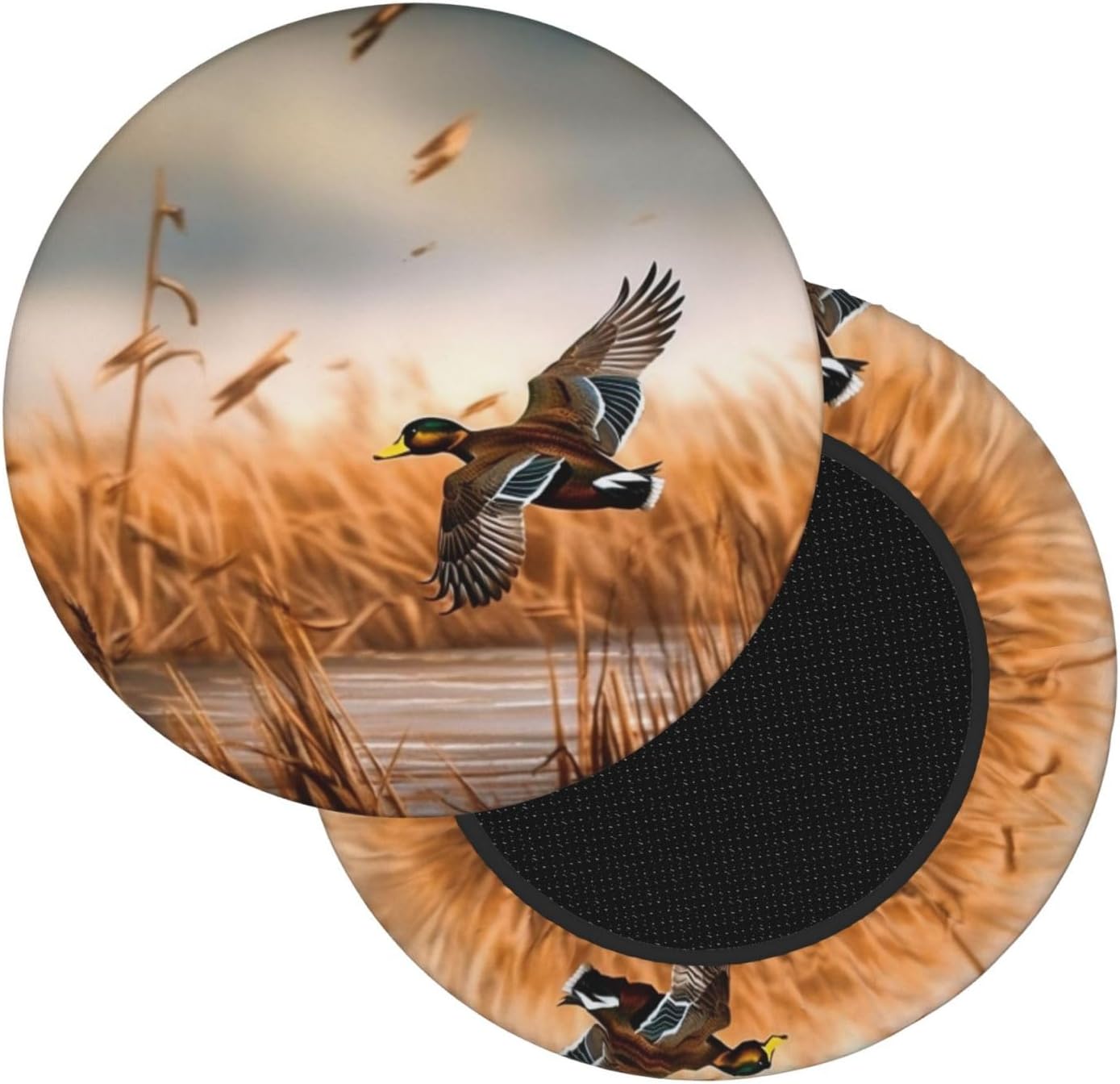 Round Bar Stool Seat Cover for Home Kitchen Dining Chair - 13 inch