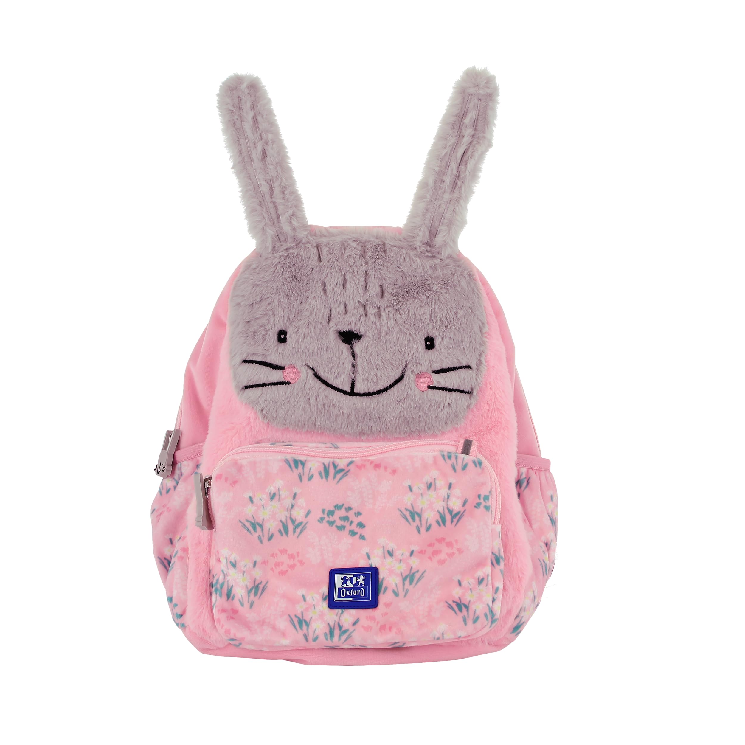 Oxford Mochila Infantil 3 a 6 años, Niño/Niña, Tacto Suave Peluche, Lavable, Medidas 23 x 31 x 12 cm, Capacidad 8.5 L
