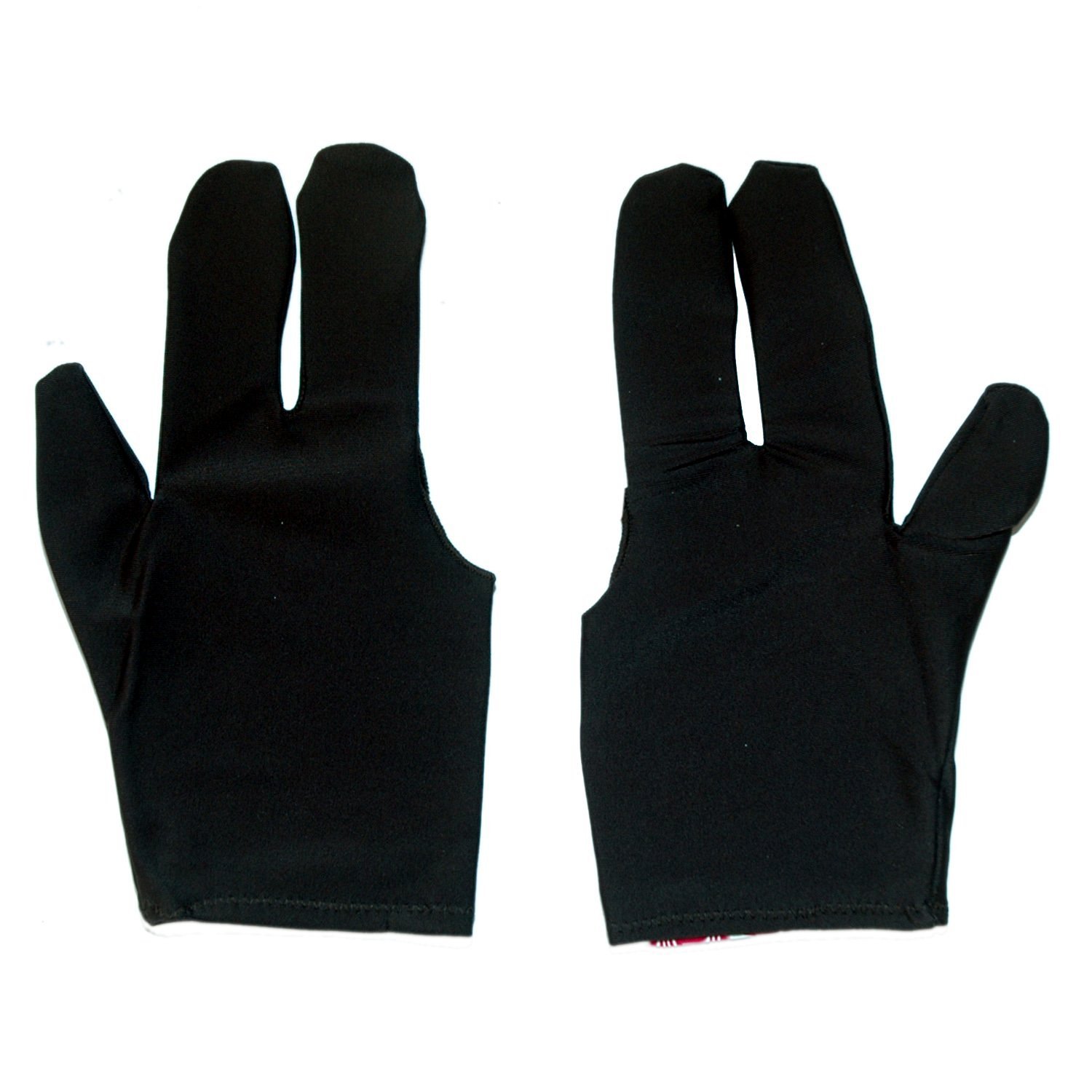 Men's Nylon Snooker & Pool Gloves Pack of 2 Large (Black)-image-48
