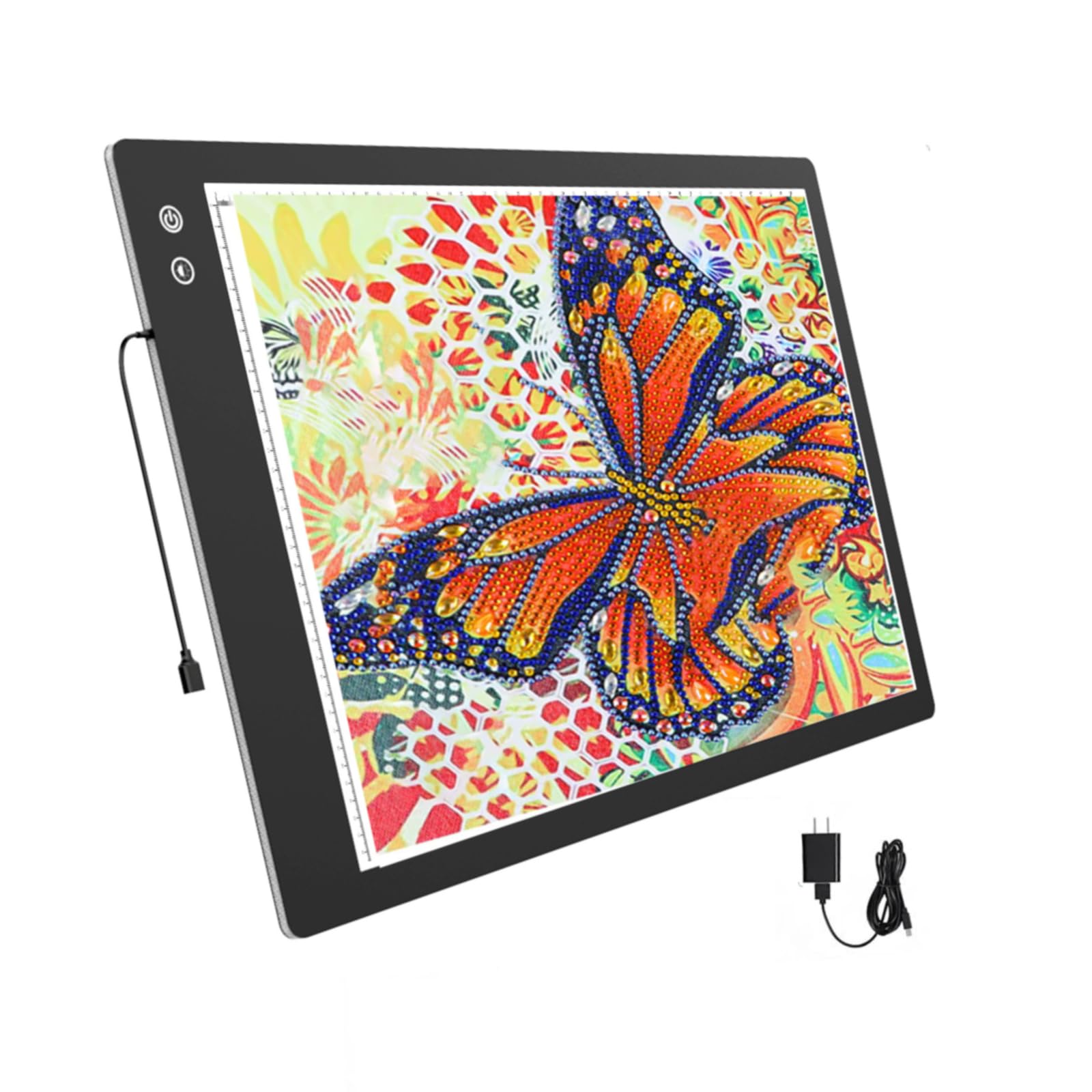 Tablette lumineuse LED A5 24 x 15 cm rechargeable pour dessin et calque