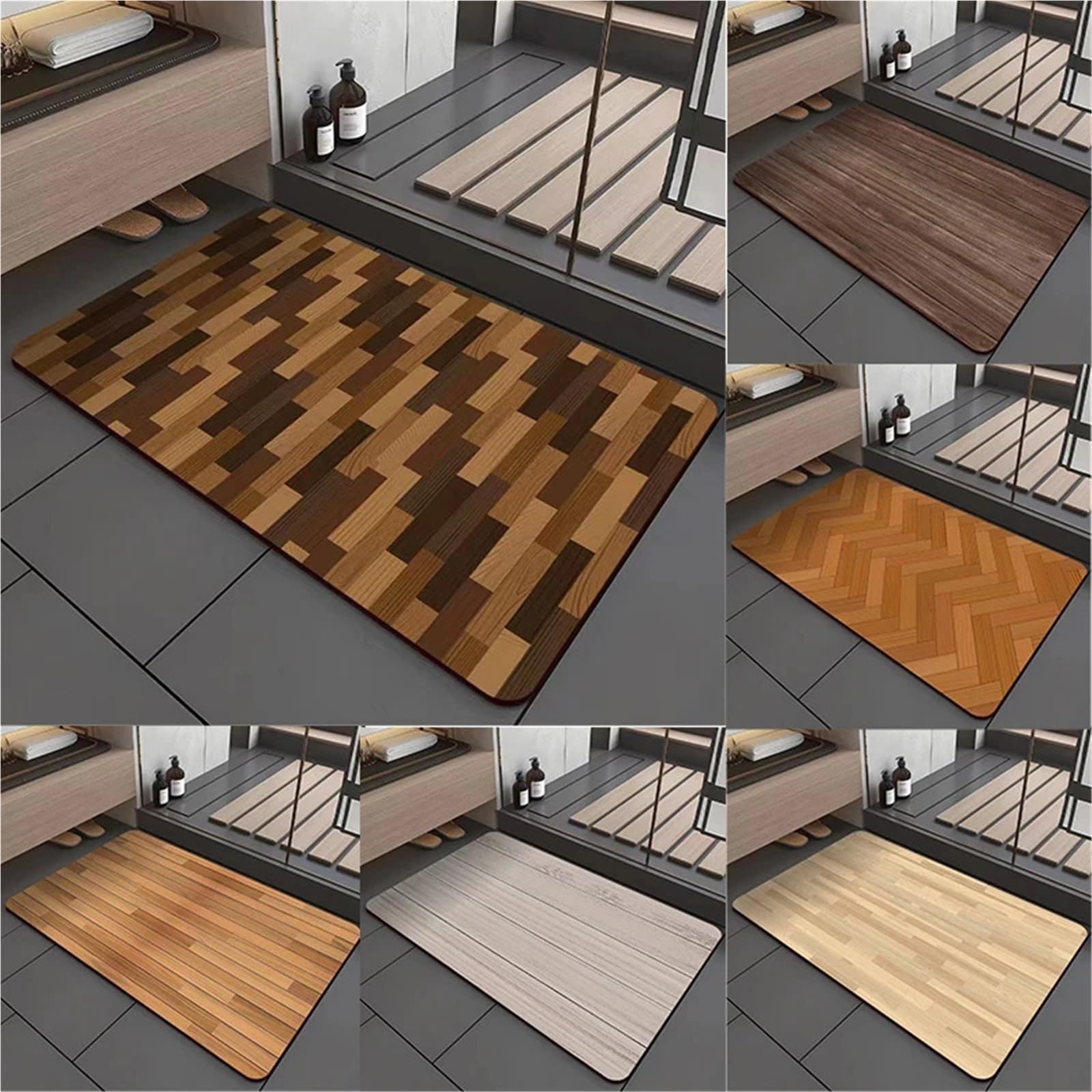 Tapis de Bain Tapis de Salle Bain en Boue diatomée