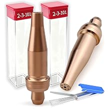2PK 2-3-101 Acetylene Cutting Torch Tips for Victor Light/Medium Torch Kit