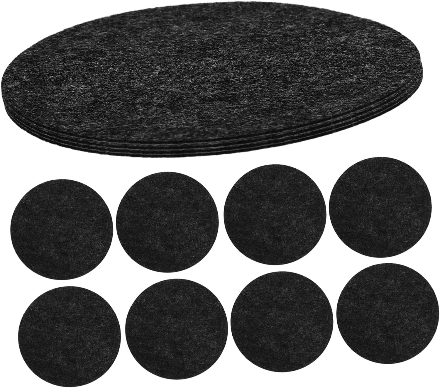 12Pcs Felt Plate Dividers Pot Cushion Protectors for Stacking Cookware Non Slip Table Mat Separators for Dinnerware Storage